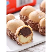 Bánh quy wafer sô cô la hạt dẻ sữa hà mã Ferrero Rocher Kinder Happy Hippo, đồ ăn nhẹ cho trẻ em