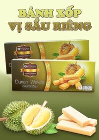 Bánh Quy Xốp VFOODS Vị Sầu Riêng (120g)