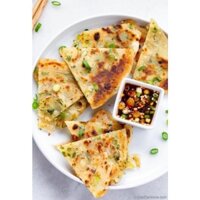 BÁNH RÁN MẶN PANCAKE HÀNH, MÈ, TRUYỀN THỐNG ĐÀI LOAN