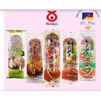 Bánh rán Marukyo đậu đỏ trà xanh 280g/Bánh rán Marukyo nhân đậu đỏ hạt dẻ 300g