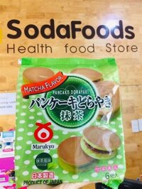 Bánh rán Marukyo nhân đậu đỏ – vị trà xanh (6 cái )