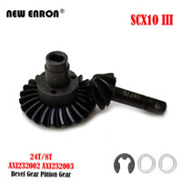 Bánh răng côn 24T / 8T Bánh răng thanh răng thép cứng hạng nặng AXI232002 Axi232003 Cho RC Car 1 / 10 Axial Capra SCX10 III Jeep AXI03007