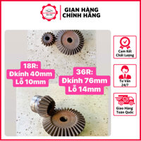 Bánh Răng Côn 90° Modun 2: 18r - 36r Tỉ Lệ 1:2 Thiết Kế Nhỏ Gọn, Đa Năng Dễ Sử Dụng