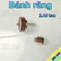 Bánh Răng Kim Loại tua 2.15 trục 5mm, banh rang kim loai, gear, gearbox, nhông kim loại, nhong kim loai, hop so, hộp số