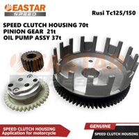 Bánh Răng Ly Hợp 70t / pinion 21t / Assy 37t Cho Rusi Tc125 / 150