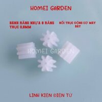 Bánh răng mini 8 răng trục 0,8mm nối trục động cơ máy bay điều khiển DIY hàng mới 100 - HM0176