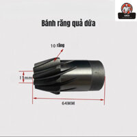 Bánh răng ô chủ động, bánh răng quả dứa, trục ổ 10 răng máy cày 178-186-188