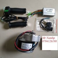 Bánh răng thép . Combo chế xe điện mô tơ giảm tốc 24v250w