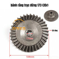 Bánh răng trục đứng máy cày, máy xới mini 173 35 răng, 178-186-188 43 răng