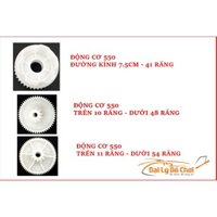 Bánh răng xe điện trẻ em dùng động cơ 550 chạy nguồn 6-12v,hàng chuẩn giá tốt nhất thị trường,mới 100%