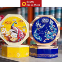 Bánh Ritaz Gold hộp sắt bát giác 255G - Vị Ngon Giòn Tan, Sang Trọng Làm Quà Biếu/Tặng Cho Mọi Người