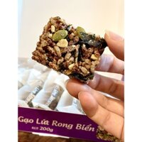 Bánh Rong biển gạo lứt Greli