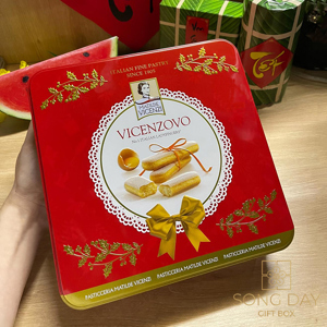 Bánh Sampa Vicenzovo hiệu Matilde Vicenzi – hộp thiếc 400g