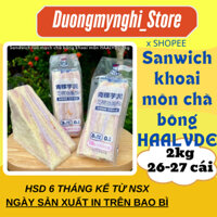 Bánh SANDWICH khoai môn chà bông  HAALVDE XỊN 2kg (26-27 cái)  DMN House FD741