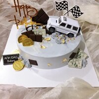 Bánh sinh nhật có hình oto đồ chơi