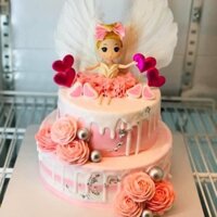 Bánh sinh nhật công chúa 2 tầng