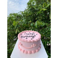 Bánh sinh nhật giả -bánh mô hình chụp ảnh, đạo cụ chụp, bánh màu Hồng siêu đẹp