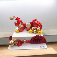 Bánh sinh nhật mô hình trưng bầy chụp ảnh bánh mừng thọ