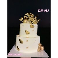 Bánh sinh nhật mô hình- Vương miện 2 tầng