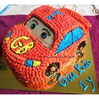 Bánh sinh nhật ô tô dễ thương