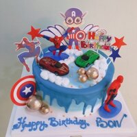 bánh sinh nhật siêu nhân cho bé trai