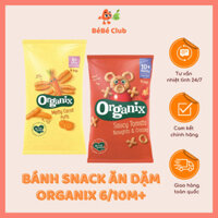 Bánh Snack Ăn Dặm Organix 6/10M+ Hình Que, Hình Vòng Không Chiên Của ANH