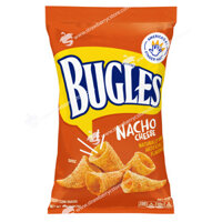 Bánh Snack Bắp Giòn Phô Mai Bugles Crispy Corn Snacks, Nacho Cheese, Túi 212g (7.5 Oz.)