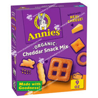 Bánh Snack Hỗn Hợp Phô Mai Hữu Cơ Annie's Organic Snack Mix Cheddar, Hộp 255g (9 Oz.)