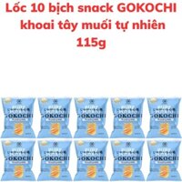 Bánh snack khoai tây GOKOCHI vị muối tự nhiên 115g