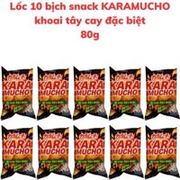 Bánh snack khoai tây KARAMUCHO vị cay đặc biệt 80g