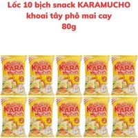 Bánh snack khoai tây KARAMUCHO vị phô mai cay 80g