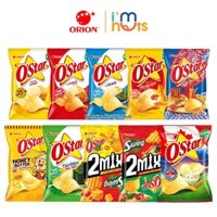 Bánh Snack khoai tây Ostar Orion đủ vị gói nhỏ và gói lớn