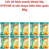 Bánh snack khoai tây O'STAR K-POP vị xốt mayo kiểu Hàn Quốc bịch 90g