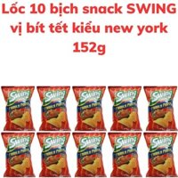 Bánh snack khoai tây SWING vị bít tết kiểu new york bịch 152g