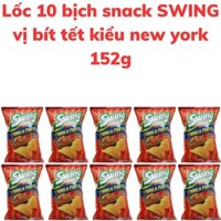 Bánh snack khoai tây SWING vị bít tết kiểu new york bịch 152g
