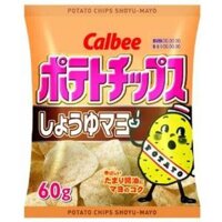 Bánh Snack khoai Tây Vị Nước Tương&Mayonnaise(Potato Chips Shoyu Mayo) 60G