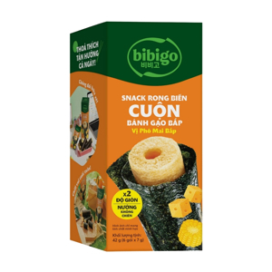 Bánh snack phủ rong biển phomai