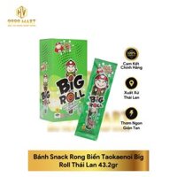 Bánh Snack Rong Biển Taokaenoi Big Roll Thái Lan 43.2gr