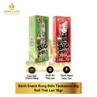 Bánh Snack Rong Biển Taokaenoi Big Roll Thái Lan 18gr