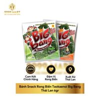 Bánh Snack Rong Biển Taokaenoi Big Bang Thái Lan 6gr