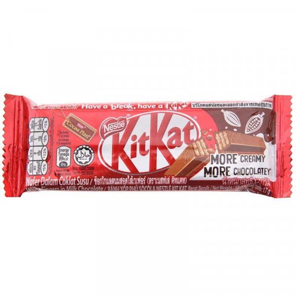 Bánh sô cô la KitKat Nestlé gói 17g