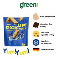 Bánh socola kết hợp bánh qui giòn rụm và socola nguyên chất Minis Pick Up Đức 106g