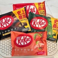 Bánh Socola Kitkat Nhật Bản Chính Hãng – Vị Matcha, Dâu Đa Dạng, Hộp Quà Tặng Tiện Lợi, Chất Lượng Cao Nestlé