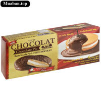 Bánh socola pie Lotte Chocolat hộp 170gr 6 cái