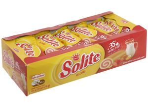 Bánh SoLite Kem Vị Dâu 10 bánh/hộp