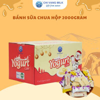 Bánh sữa chua ba vì CHỊ VÀNG nguyên liệu tự nhiên tốt cho sức khỏe hộp 2kg