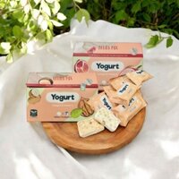 bánh sữa chua yogurt ( sữa non lên men kết hợp collagen , vitamin c )