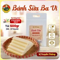 Bánh sữa Hương Vị Truyền Thống - Đặc sản Ba Vì thơm ngon - Túi 500gr (36 - 37 thanh), Snack Food - BAVIFARM