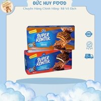 Bánh Supper Kontik Sandwich socola hộp 150g nhân vani , cacao, Marshallow- nhập khẩu chính hãng từ Nga