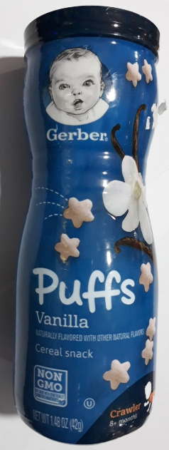 Bánh sao Gerber hương vị Vanilla - 42 g